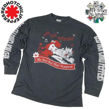 RED HOT CHILIPEPPERS レッドホットチリペッパーズ USA製 並行輸入品 ONE HOT MINUTE ロンT 330