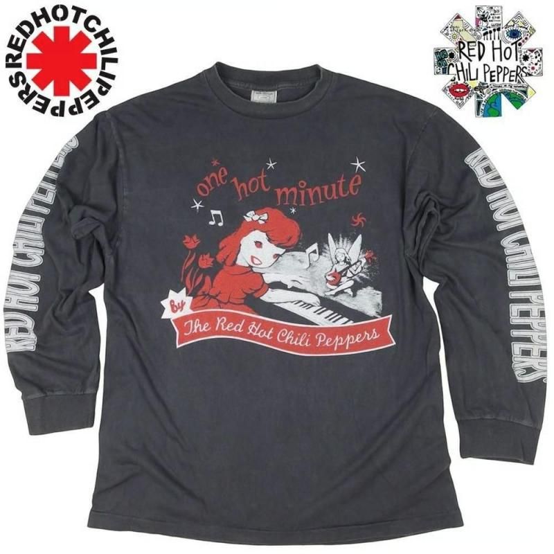 RED HOT CHILIPEPPERS レッドホットチリペッパーズ USA製 並行輸入品 ONE HOT MINUTE ロンT 330