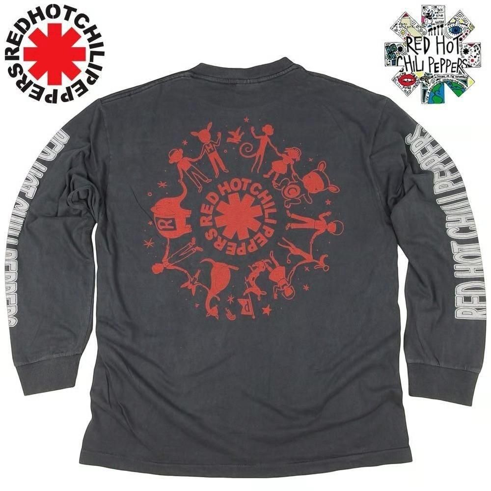RED HOT CHILIPEPPERS レッドホットチリペッパーズ USA製 並行輸入品 ONE HOT MINUTE ロンT 330