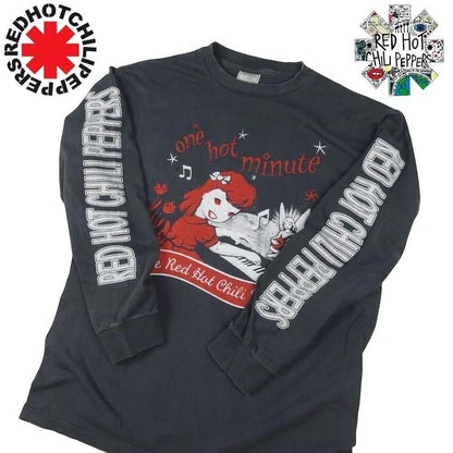 RED HOT CHILIPEPPERS レッドホットチリペッパーズ USA製 並行輸入品 ONE HOT MINUTE ロンT 330