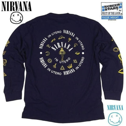 NIRVANA USA製 並行輸入品 IN UTERO ロンT 316