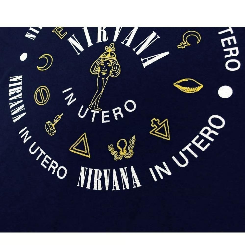 NIRVANA USA製 並行輸入品 IN UTERO ロンT 316