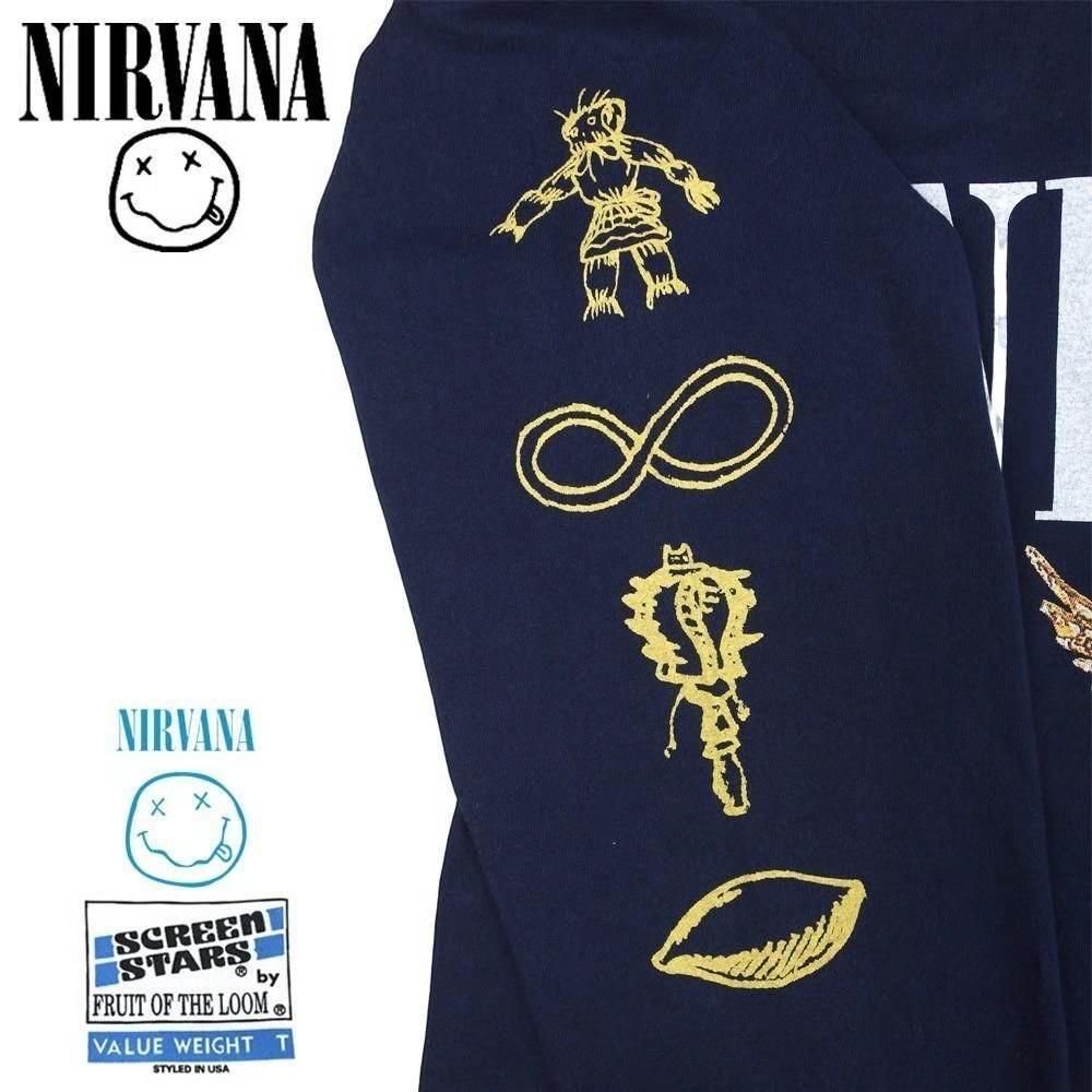 NIRVANA USA製 並行輸入品 IN UTERO ロンT 316