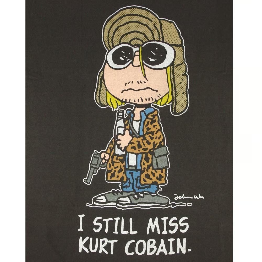 Kurt Cobain NIRVANA カートコバーン Tシャツ スヌーピー 433 並行輸入品
