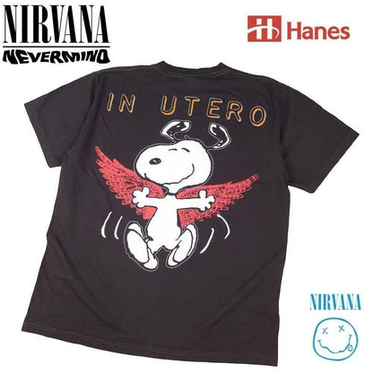 NIRVANA Tシャツ IN UTERO PEANUTS スヌーピー 273 並行輸入品