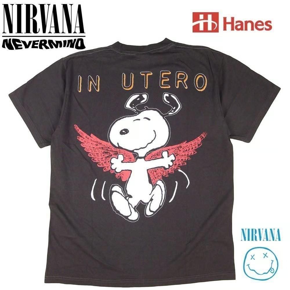 NIRVANA Tシャツ IN UTERO PEANUTS スヌーピー 273 並行輸入品