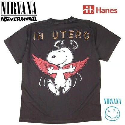 NIRVANA Tシャツ IN UTERO PEANUTS スヌーピー 273 並行輸入品