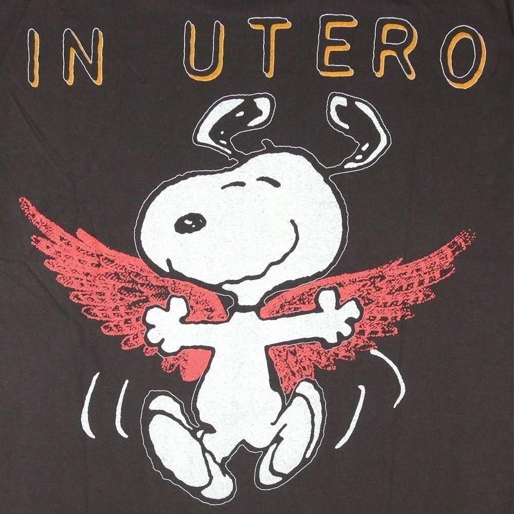 NIRVANA Tシャツ IN UTERO PEANUTS スヌーピー 273 並行輸入品