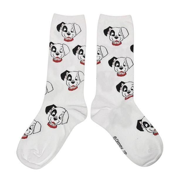 ディズニー レディース クルーソックス 犬猫シリーズ 101匹わんちゃん DS8215J