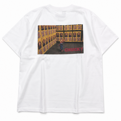 キャラクター Tシャツ CHUCKY チャッキーいっぱい UNO1364 UNO1365 WHITE