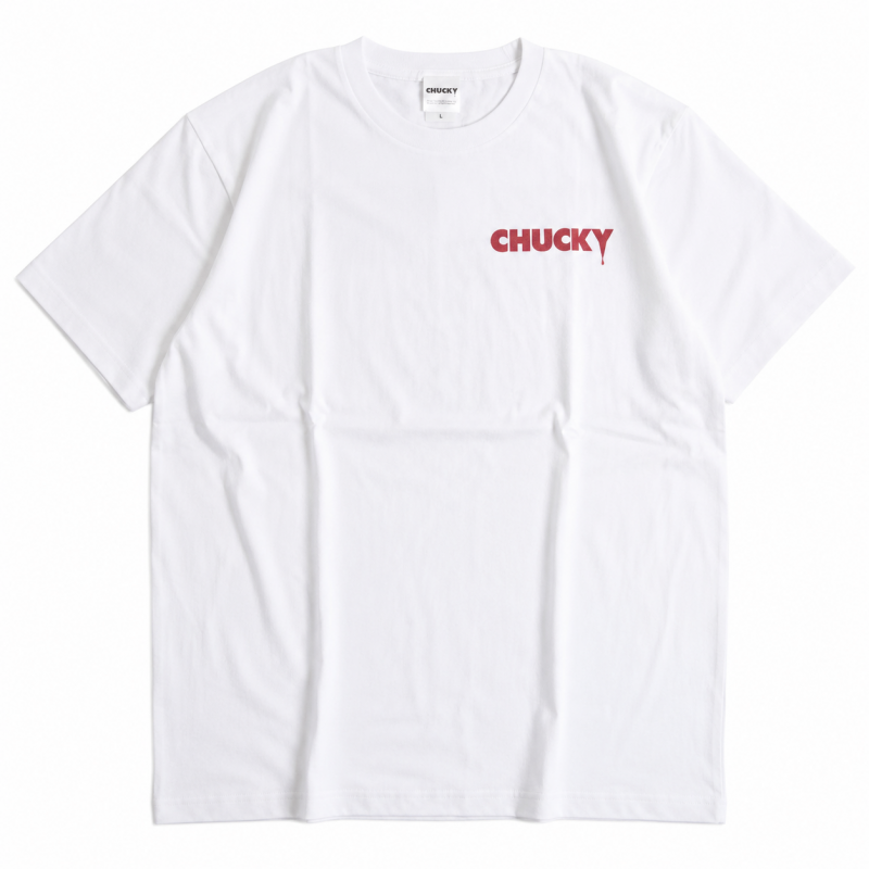 キャラクター Tシャツ CHUCKY チャッキーいっぱい UNO1364 UNO1365 WHITE