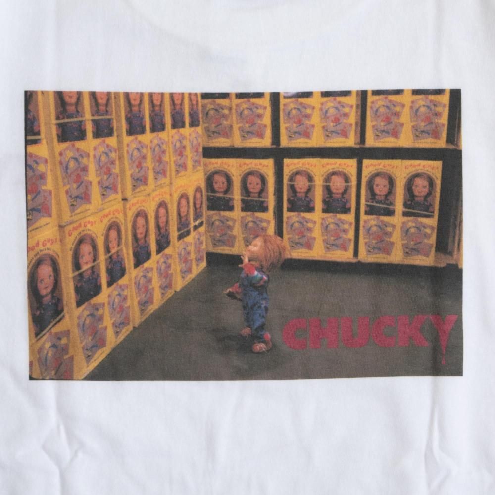 キャラクター Tシャツ CHUCKY チャッキーいっぱい UNO1364 UNO1365 WHITE