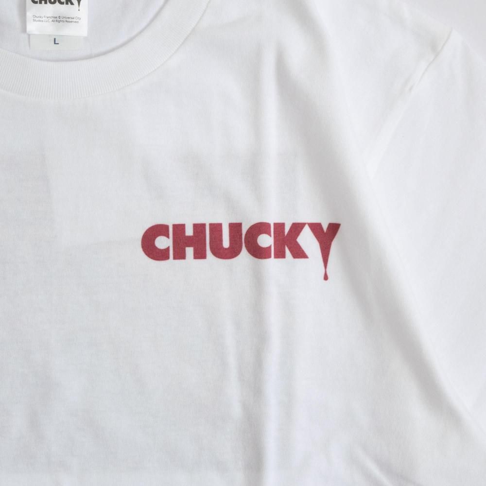 キャラクター Tシャツ CHUCKY チャッキーいっぱい UNO1364 UNO1365 WHITE