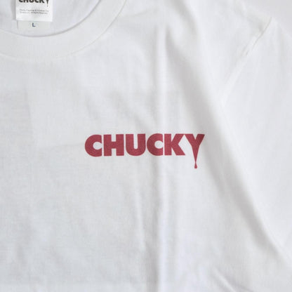 キャラクター Tシャツ CHUCKY チャッキーいっぱい UNO1364 UNO1365 WHITE