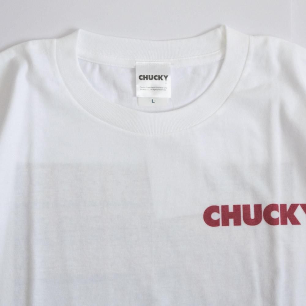 キャラクター Tシャツ CHUCKY チャッキーいっぱい UNO1364 UNO1365 WHITE