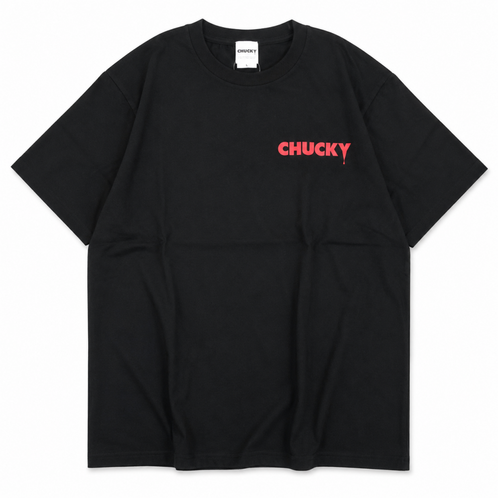 キャラクター Tシャツ CHUCKY チャッキー＆ティファニー UNO1367 UNO1368 BLACK