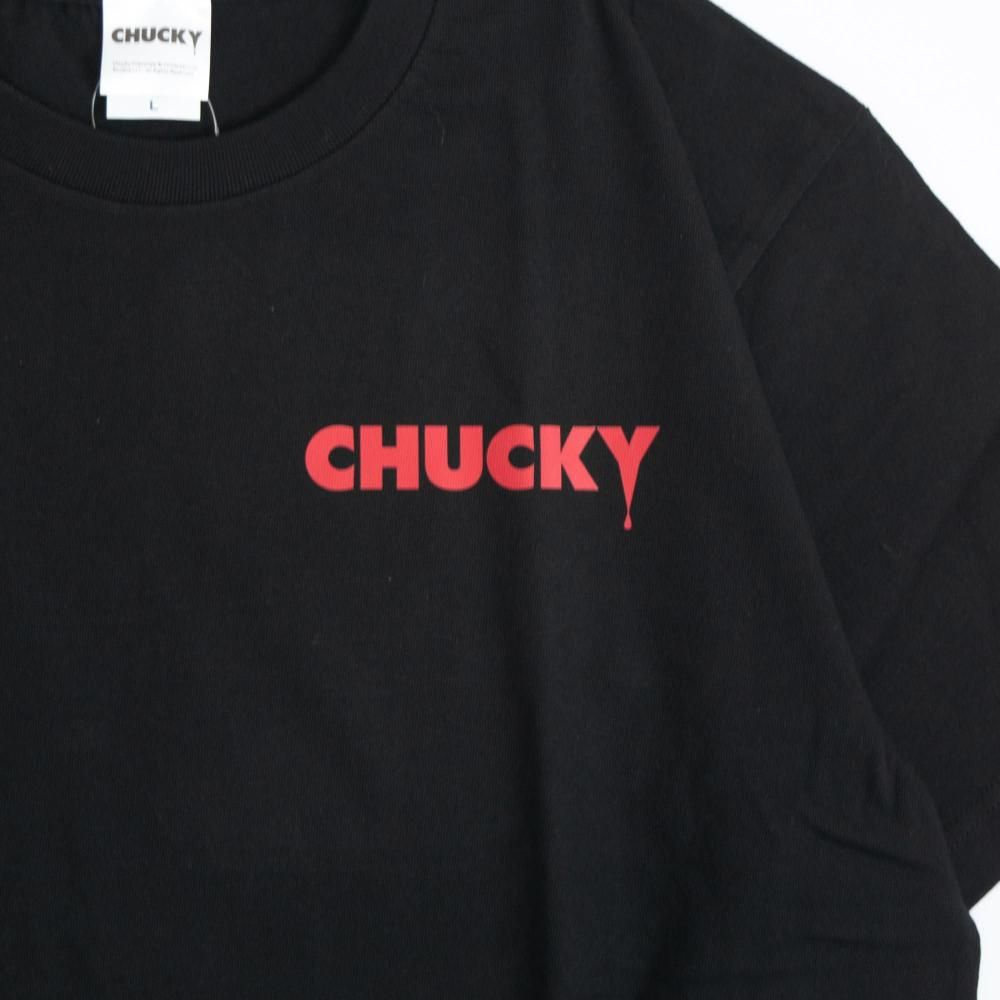 キャラクター Tシャツ CHUCKY チャッキー＆ティファニー UNO1367 UNO1368 BLACK