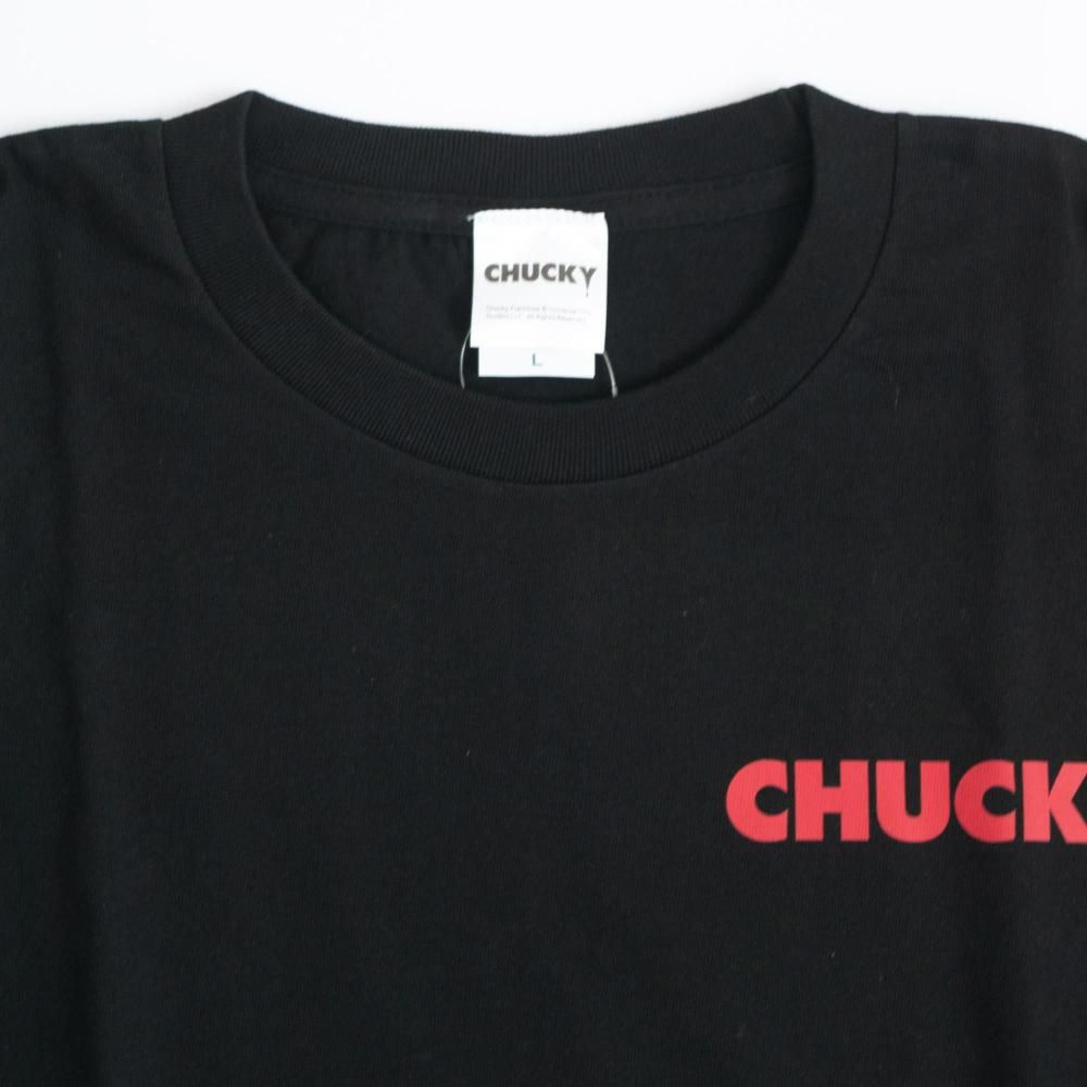 キャラクター Tシャツ CHUCKY チャッキー＆ティファニー UNO1367 UNO1368 BLACK