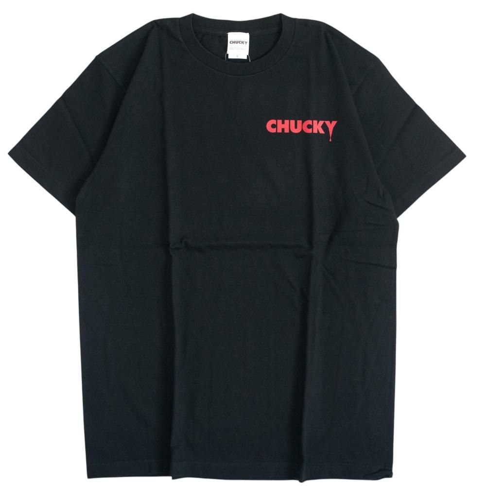 キャラクター Tシャツ CHUCKY チャッキー＆ティファニー UNO1367 UNO1368 BLACK