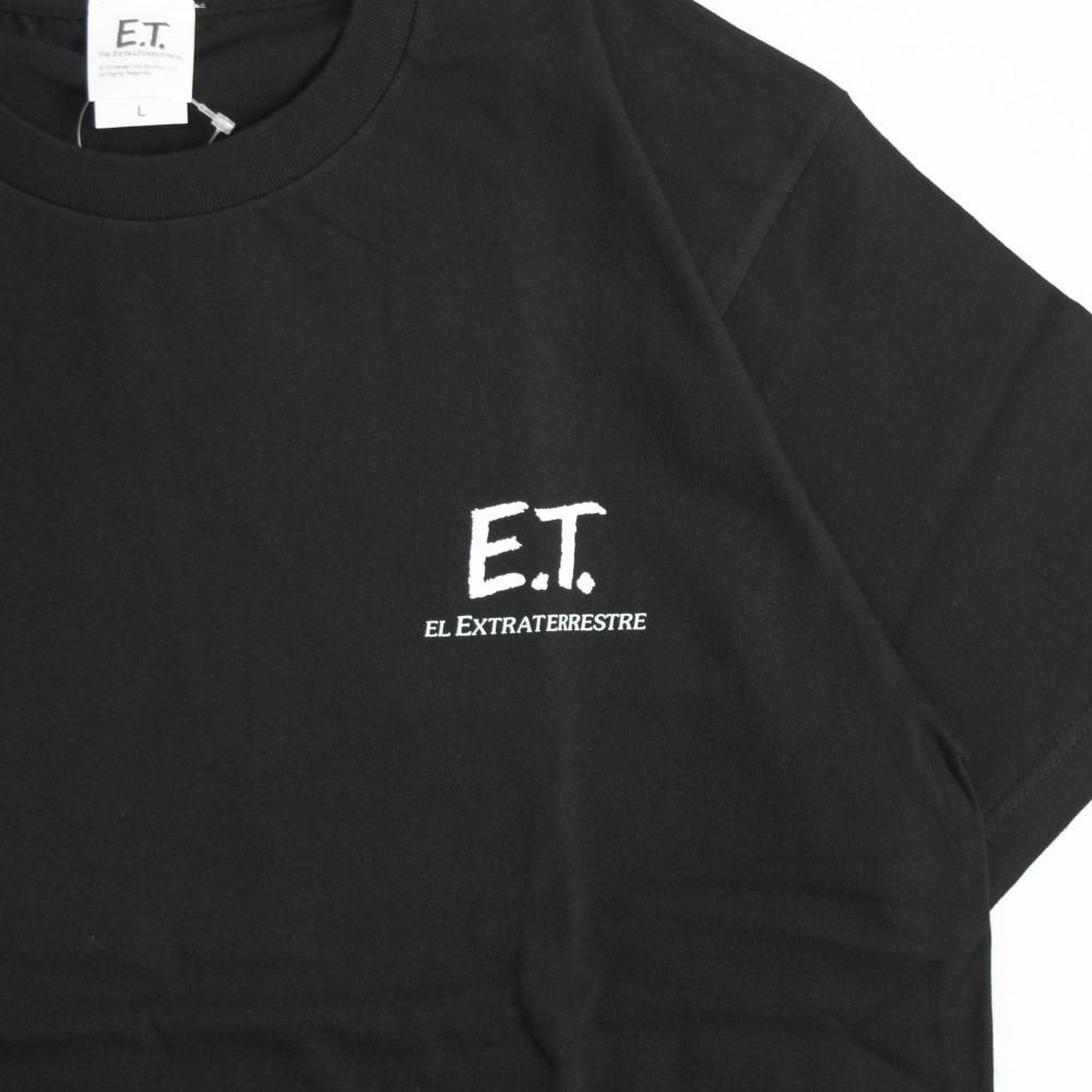 キャラクター Tシャツ E.T. Photo UNO1368 UNO1369 BLACK