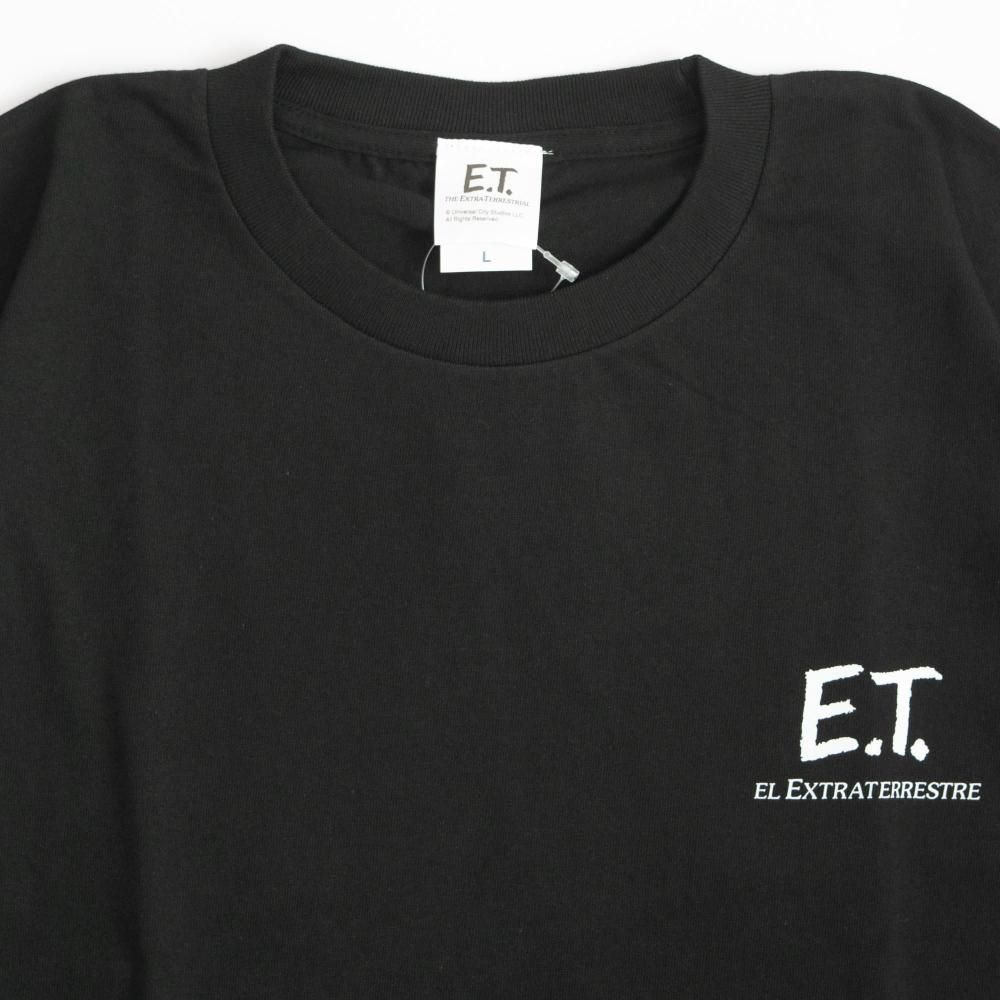 キャラクター Tシャツ E.T. Photo UNO1368 UNO1369 BLACK