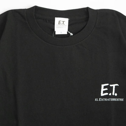 キャラクター Tシャツ E.T. Photo UNO1368 UNO1369 BLACK