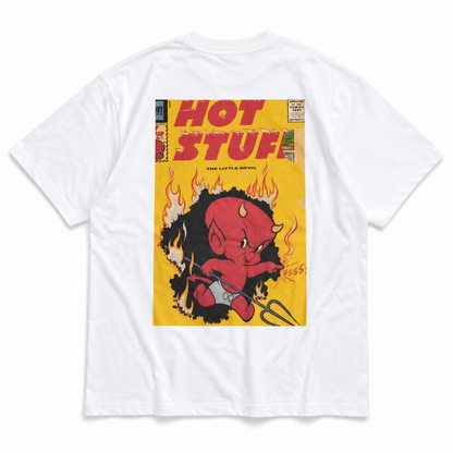 キャラクター Tシャツ ホットスタッフ コミック UNO1372 UNO1373 WHITE
