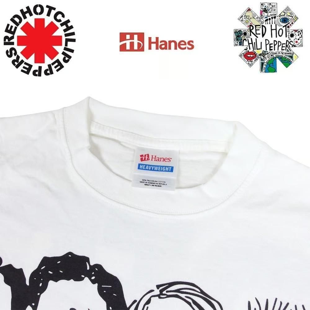 RED HOT CHILI PEPPERS レッチリ Tシャツ Hanes 392 並行輸入品 WHITE