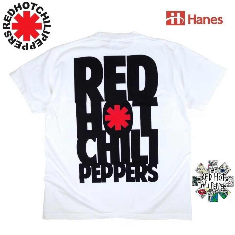 RED HOT CHILI PEPPERS レッチリ Tシャツ Hanes 392 並行輸入品 WHITE
