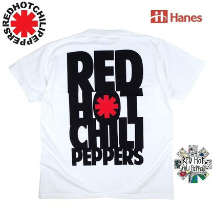 RED HOT CHILI PEPPERS レッチリ Tシャツ Hanes 392 並行輸入品 WHITE