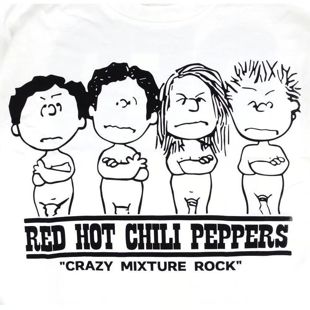 RED HOT CHILI PEPPERS レッチリ Tシャツ Hanes 392 並行輸入品 WHITE
