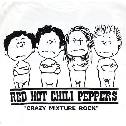 RED HOT CHILI PEPPERS レッチリ Tシャツ Hanes 392 並行輸入品 WHITE