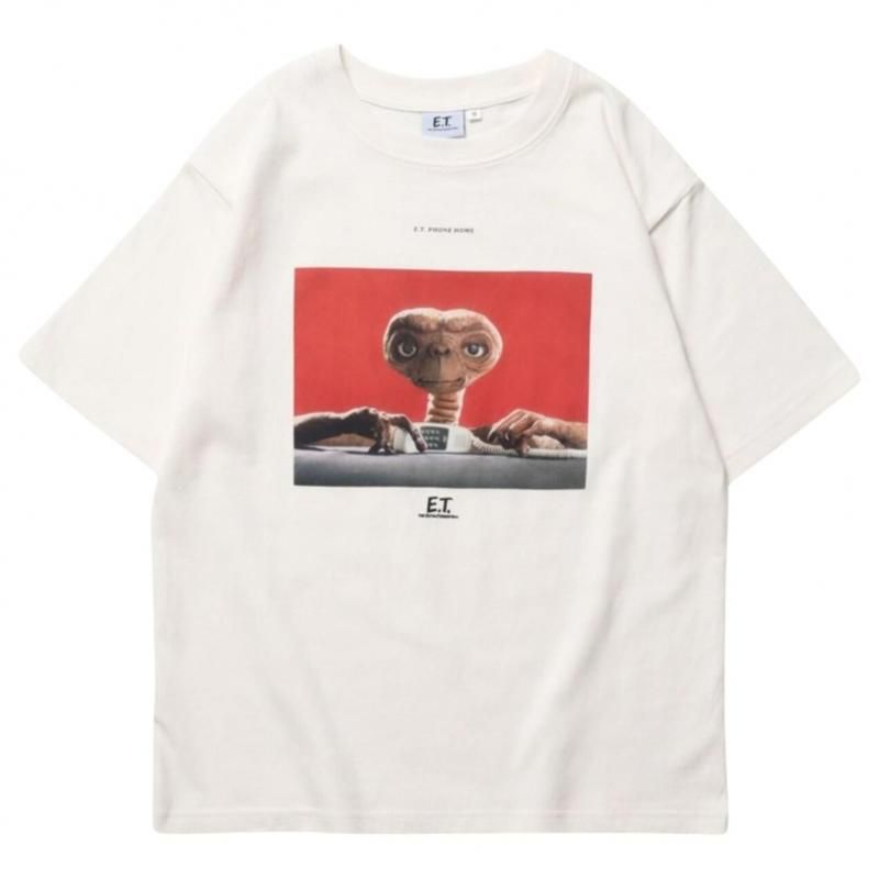 E.T. フォトプリントTシャツ WHITE