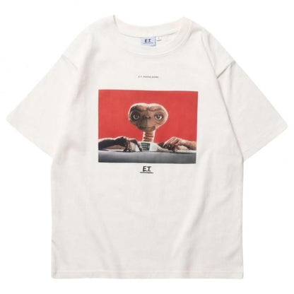 E.T. フォトプリントTシャツ WHITE
