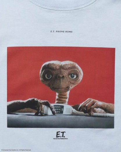 E.T. フォトプリントTシャツ BLUE