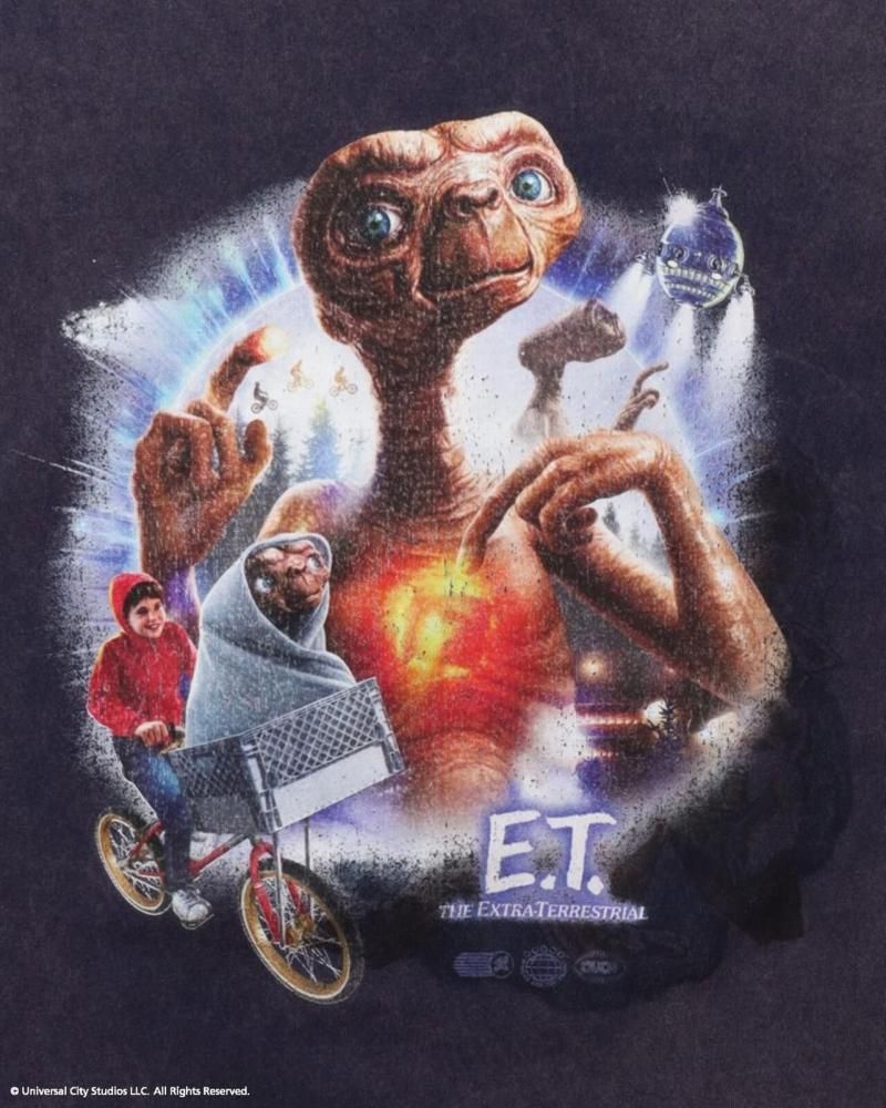 E.T. ムービー Tシャツ NAVY