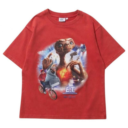 E.T. ムービー Tシャツ RED