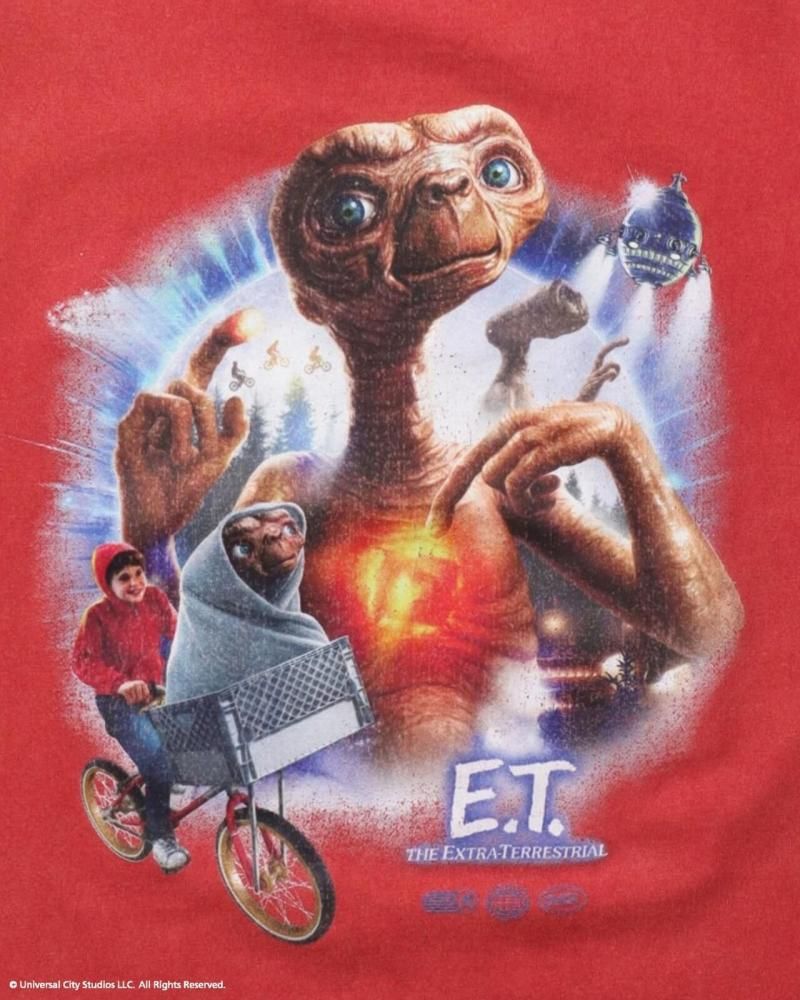 E.T. ムービー Tシャツ RED