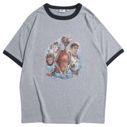 E.T. リンガーTシャツ GRAY