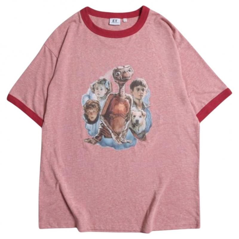 E.T. リンガーTシャツ RED