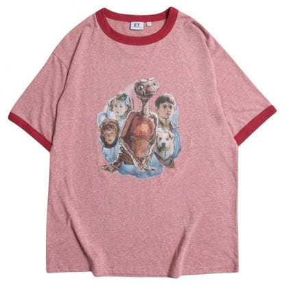 E.T. リンガーTシャツ RED