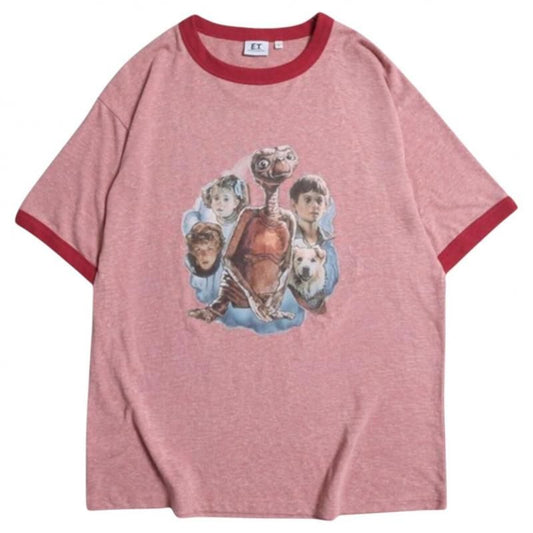 E.T. リンガーTシャツ RED