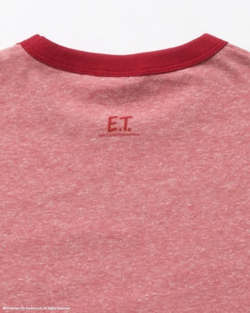 E.T. リンガーTシャツ RED