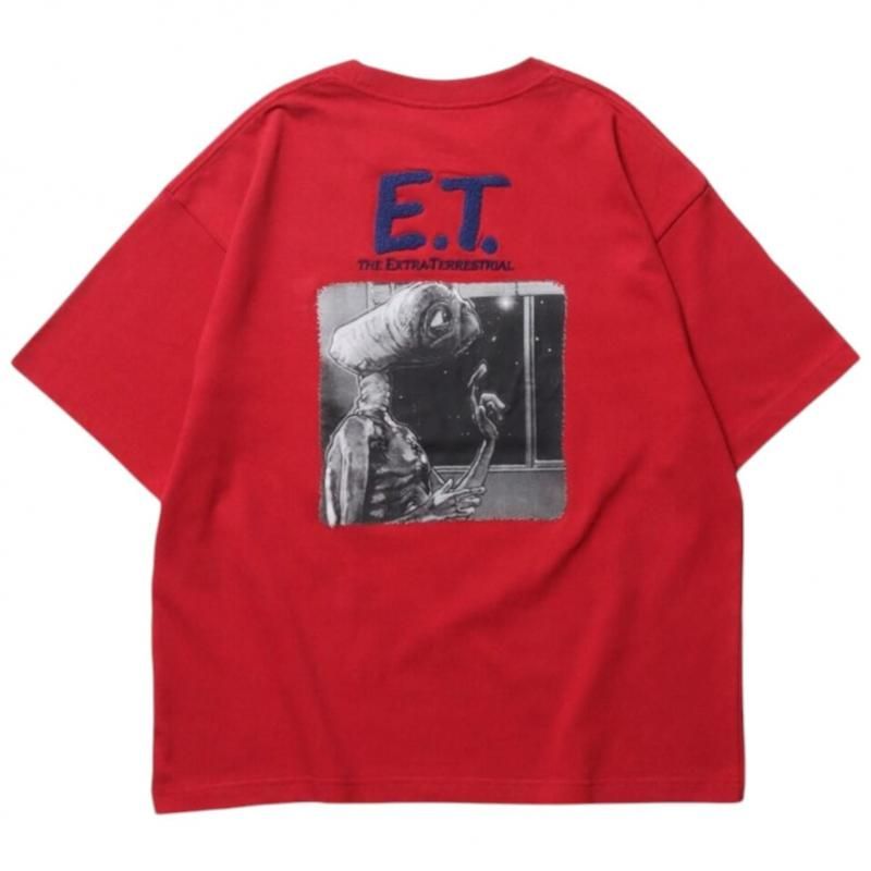 E.T. OVER Tシャツ RED