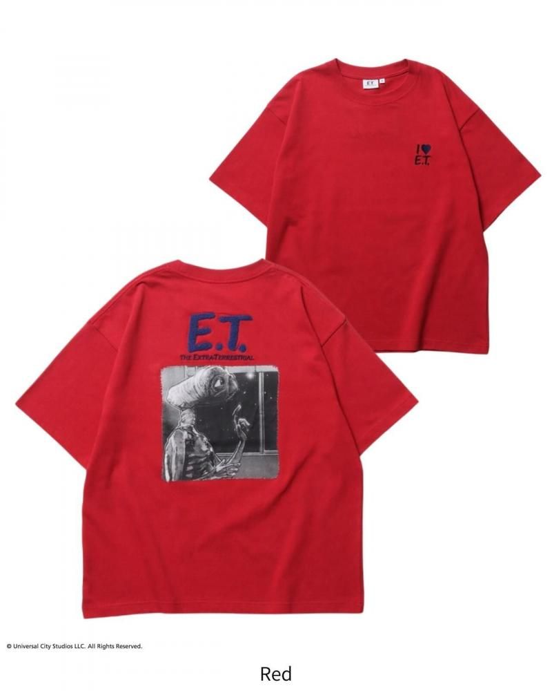 E.T. OVER Tシャツ RED
