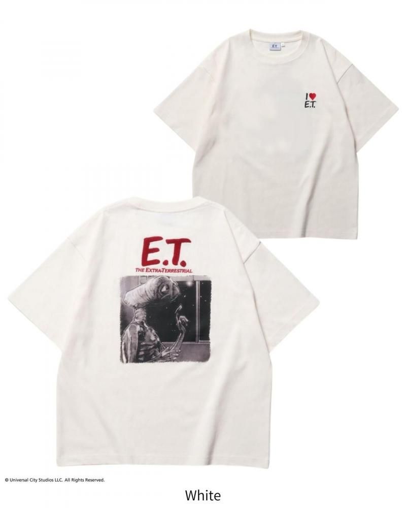 E.T. OVER Tシャツ WHITE
