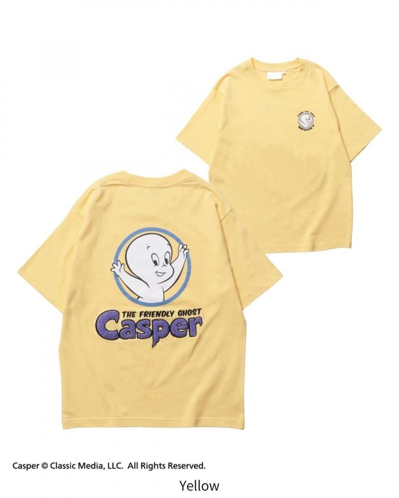 Casper キャスパー サガラ Tシャツ YELLOW
