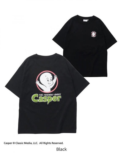 Casper キャスパー サガラ Tシャツ BLACK