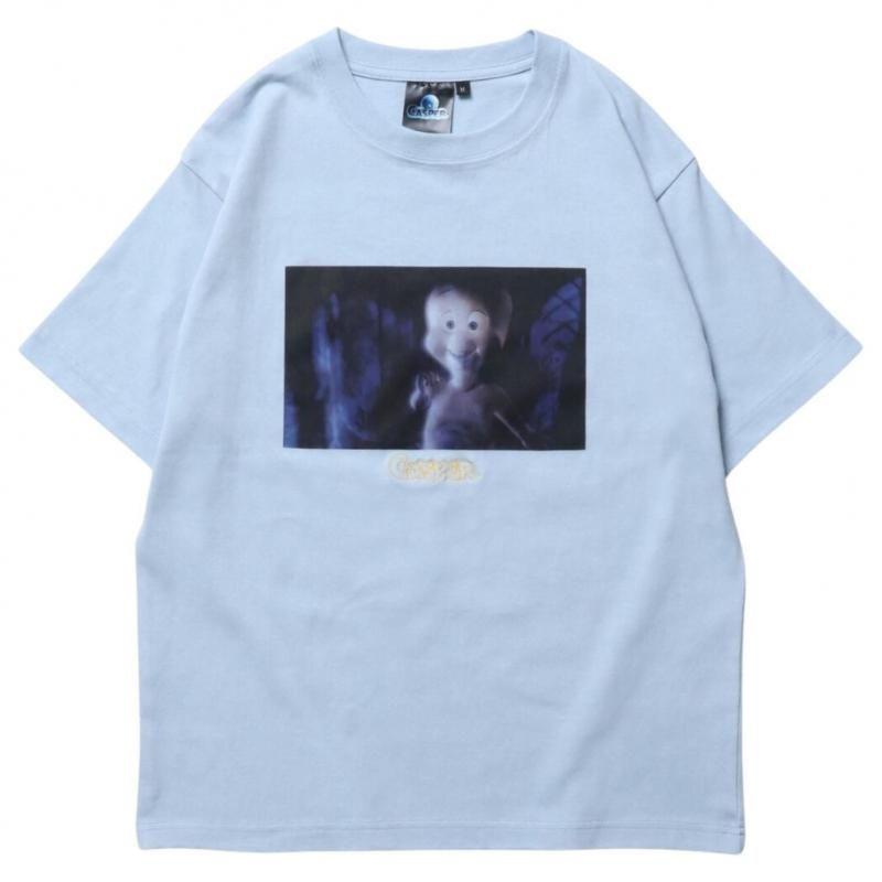 Casper キャスパー フォトプリント Tシャツ BLUE