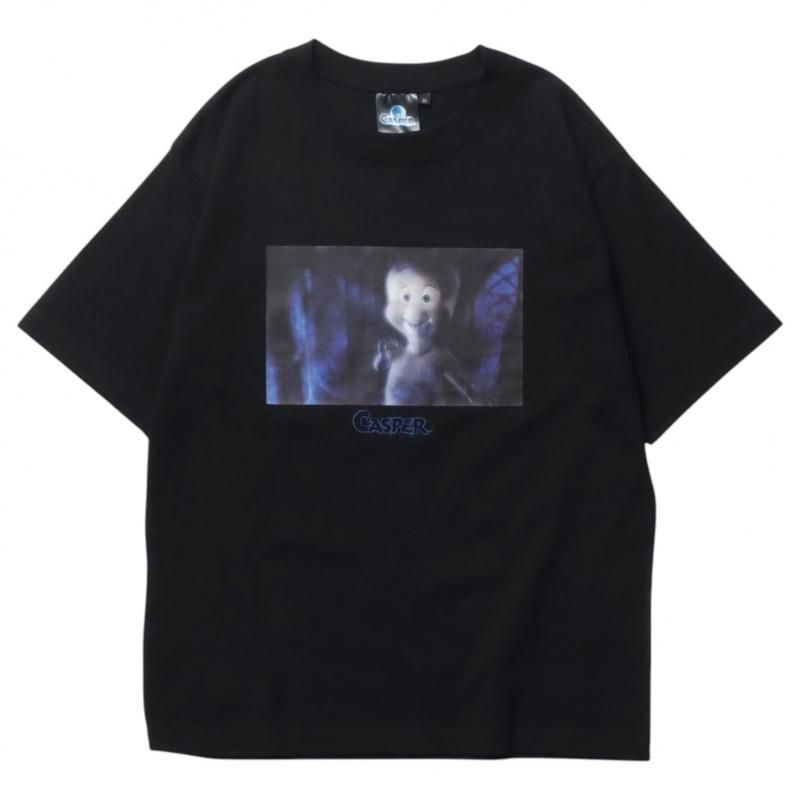 Casper キャスパー フォトプリント Tシャツ BLACK